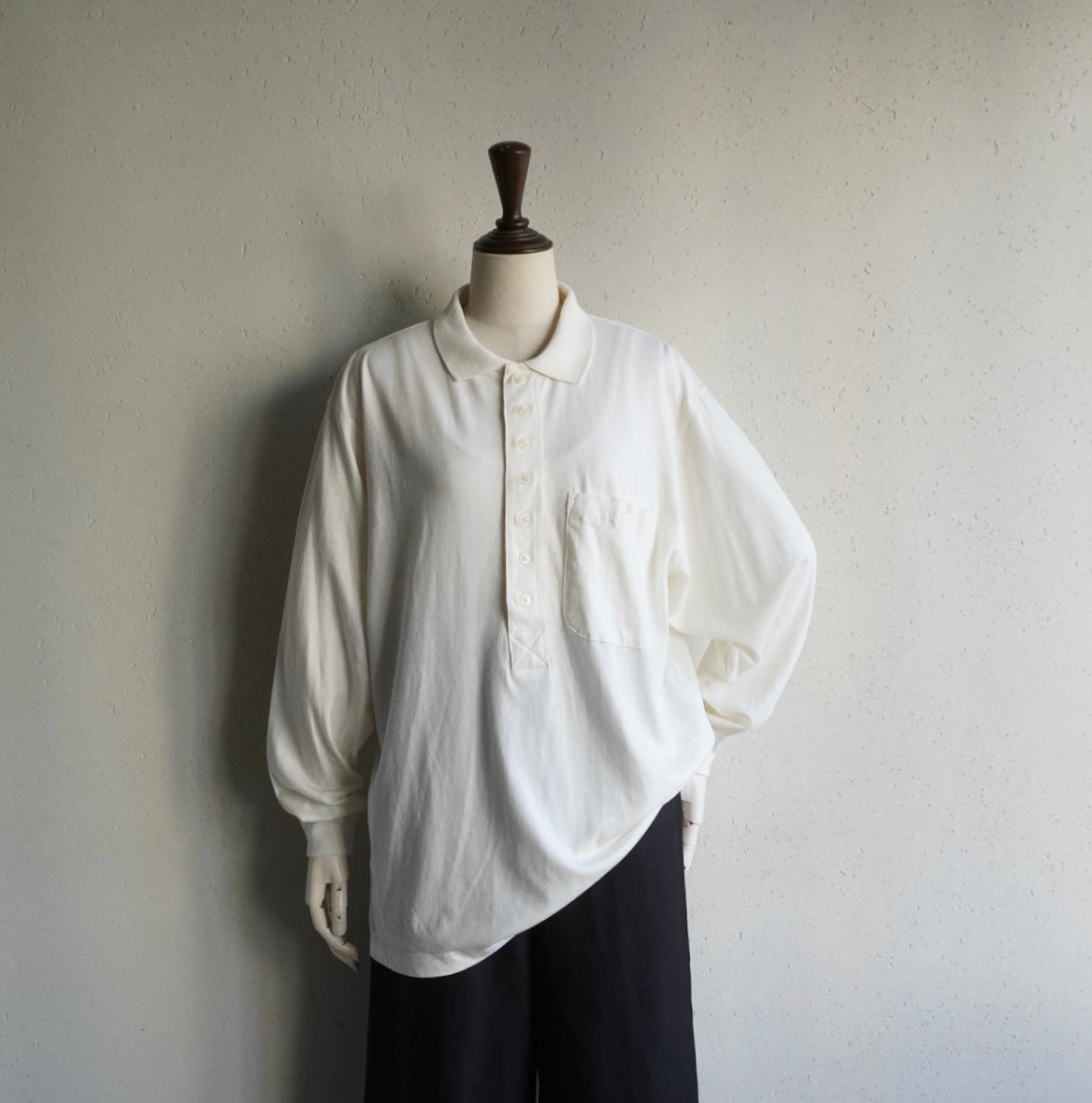 90s Ivory Cotton Top