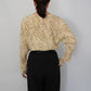 80s Silk Pattern Blouse
