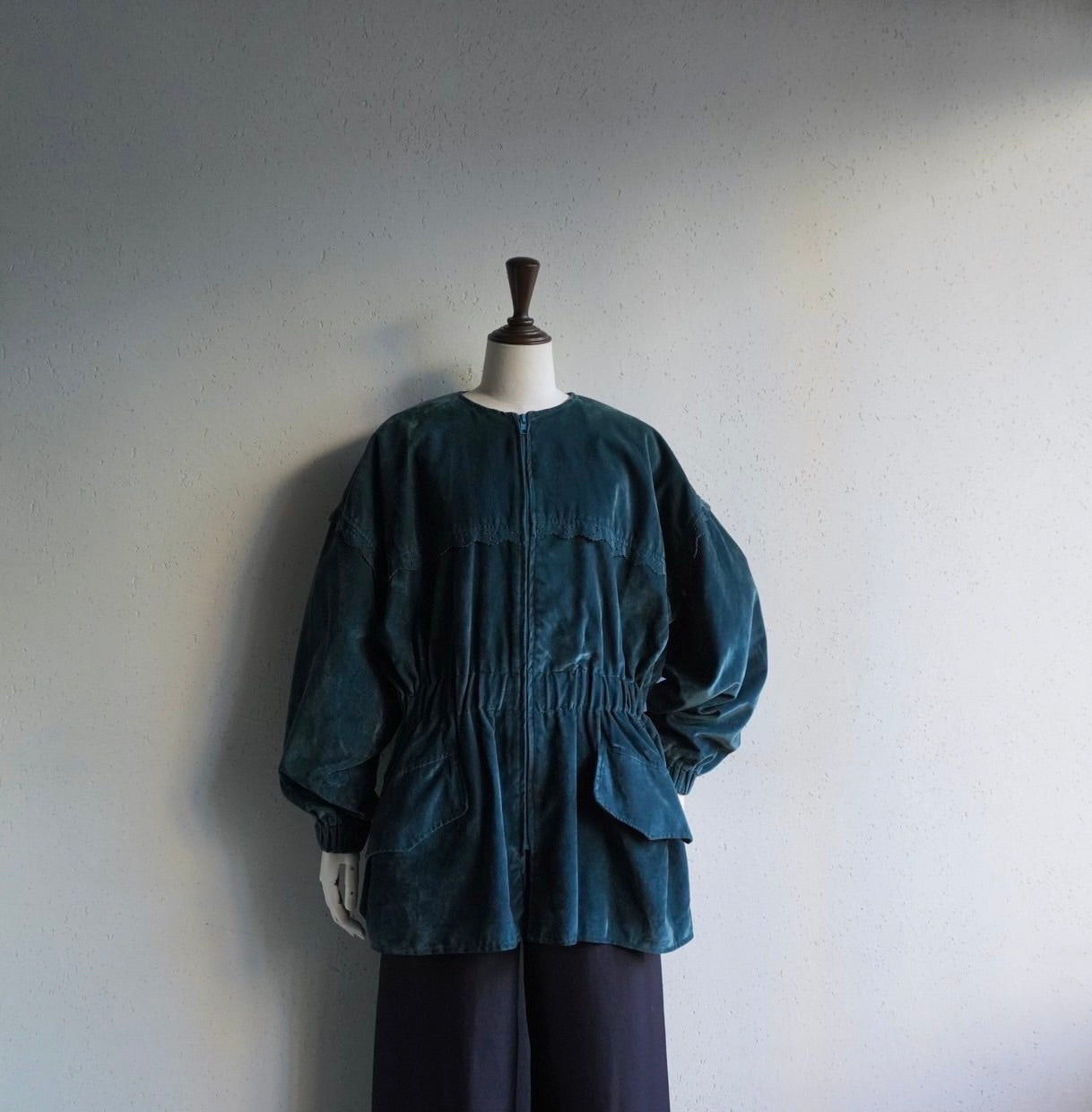 80s Velor Jacket Made in Italy