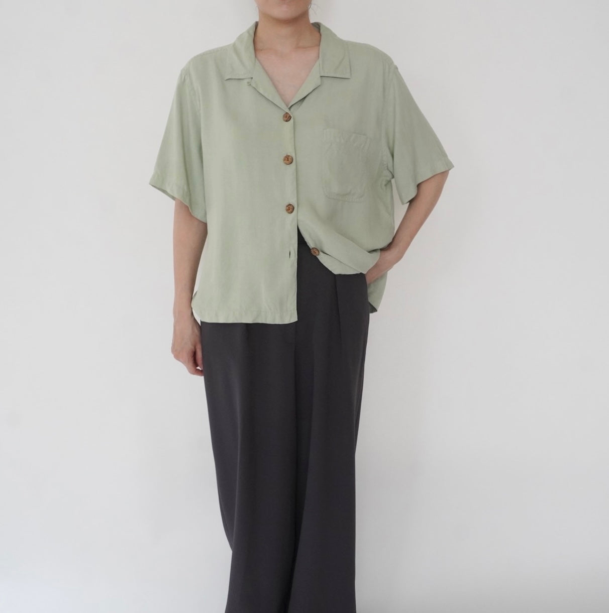 90s Silk Shirt