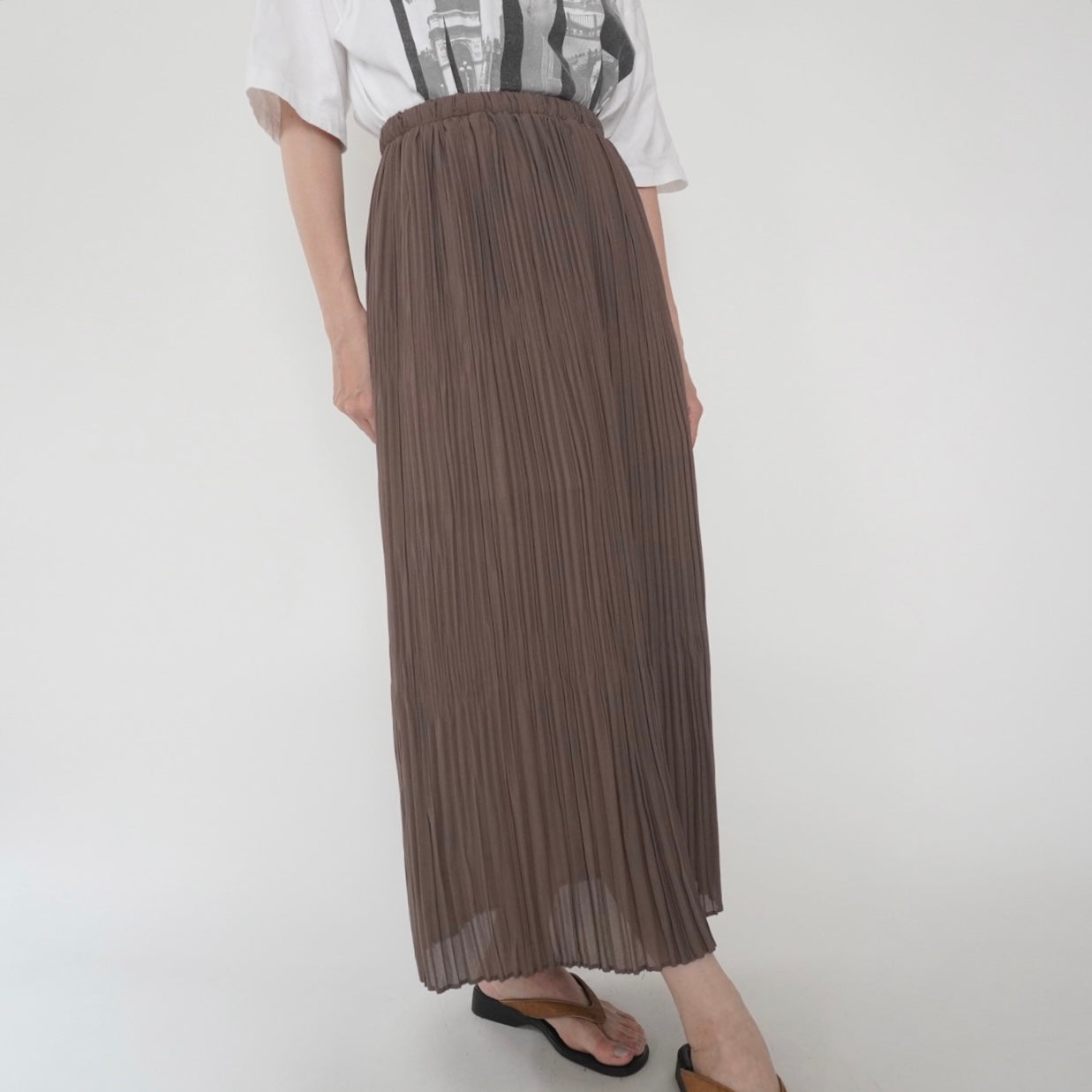 90s Pleated Design Skirt Made in USA