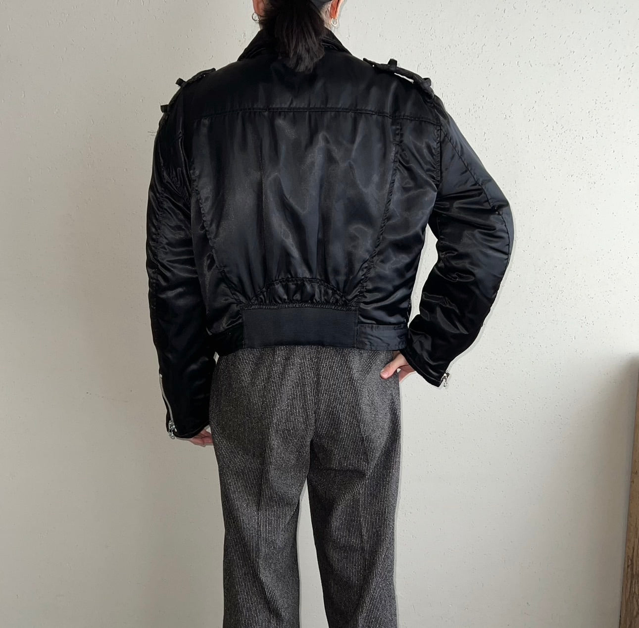 90s Nylon Riders Jacket Made in Italy