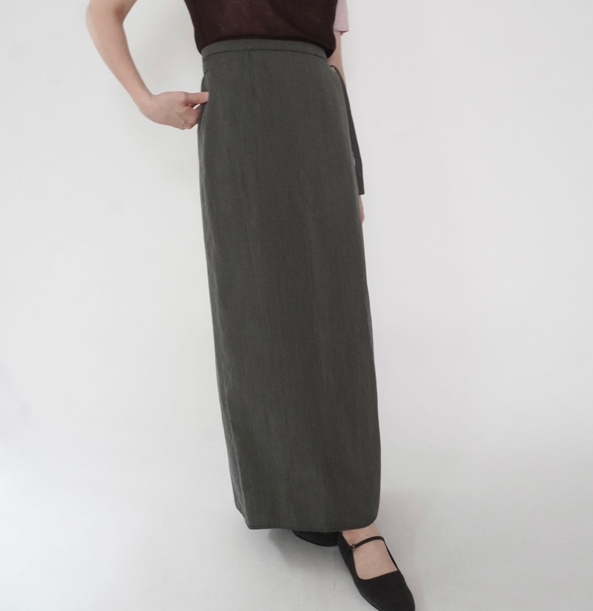 80s Wrap Skirt Made in Italy
