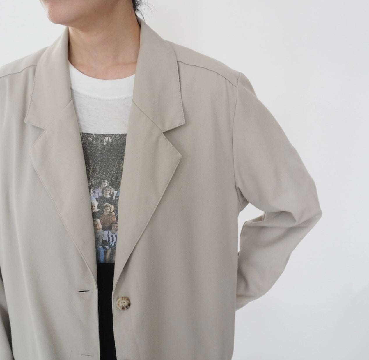 90s Belted Light Jacket
