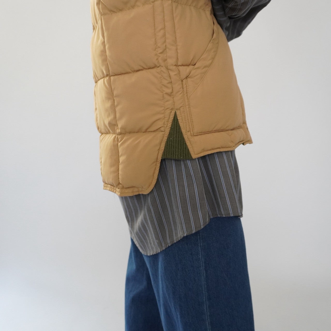 90s Quilted Reversible Vest