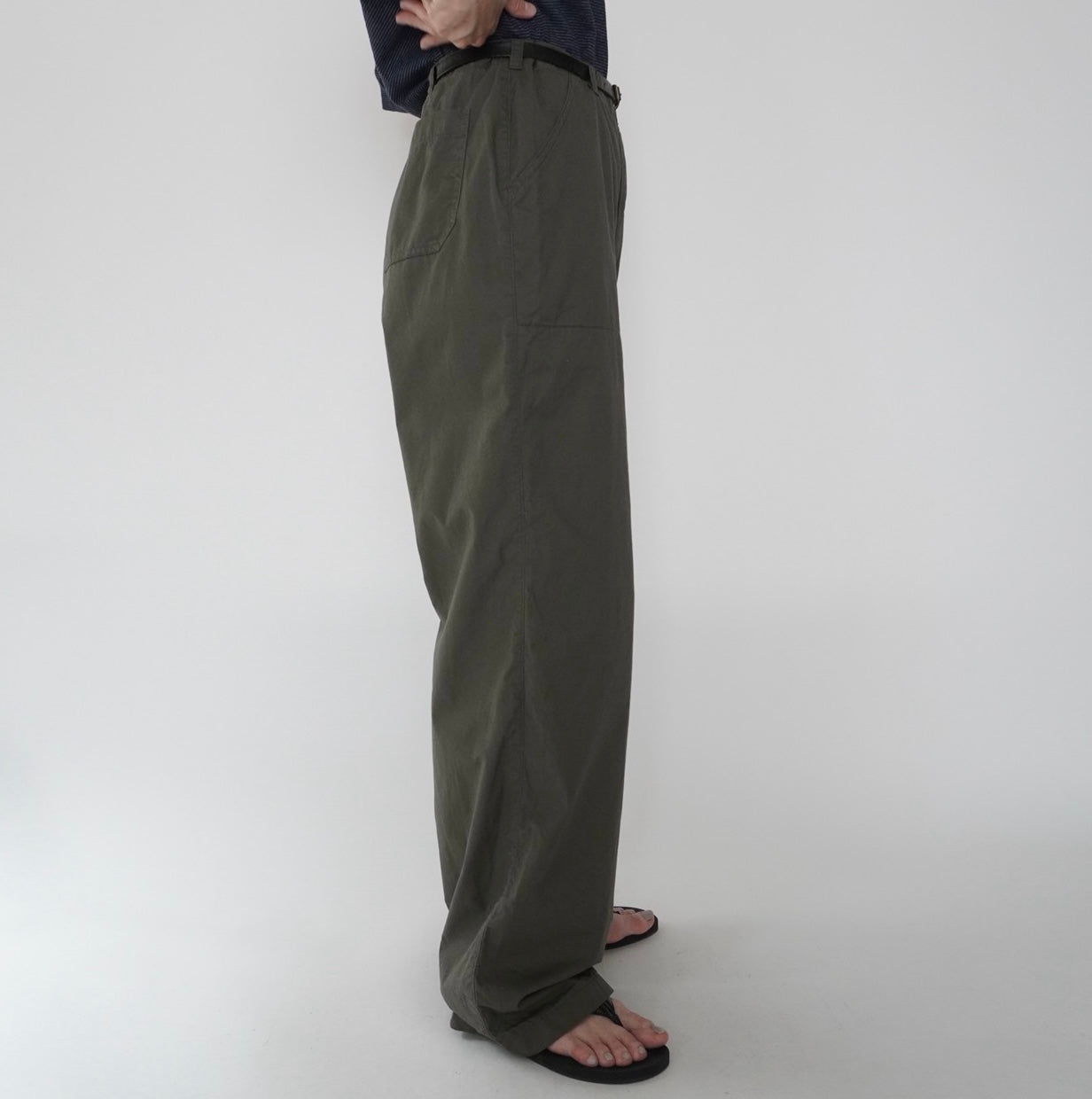 90s Cotton Wide Pants