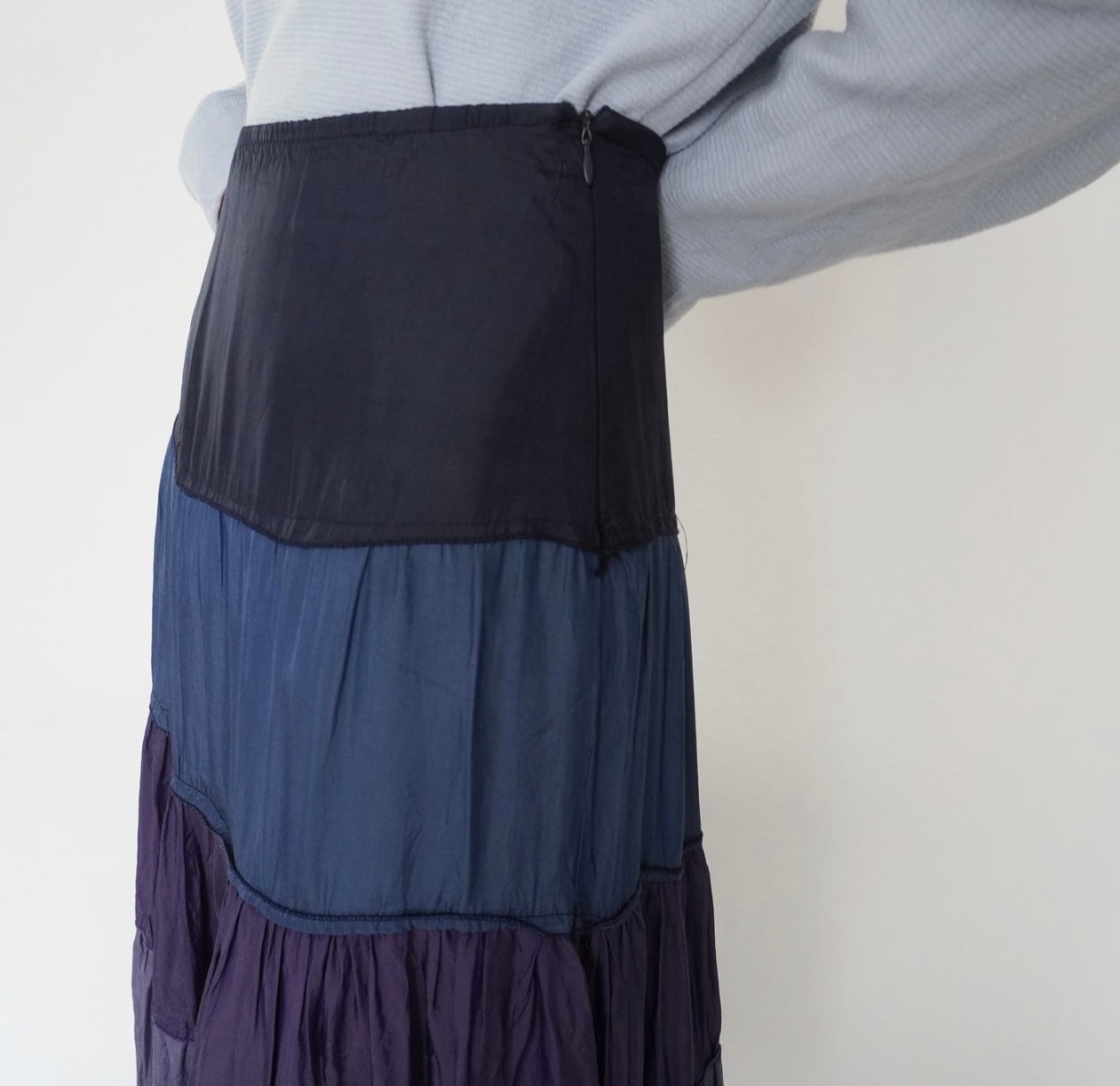 90s Striped Design Skirt Made in Italy