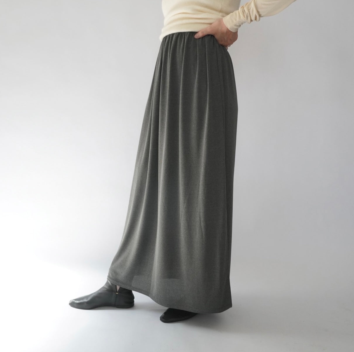 90s Slit Design Skirt