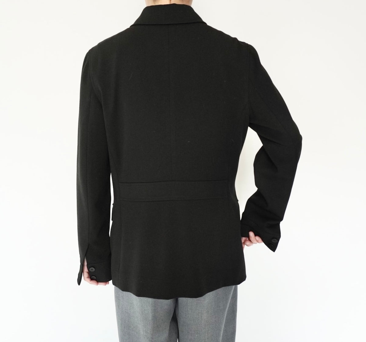 90s Black Design Jacket