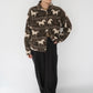 90s Horse Pattern Fleece Jacket
