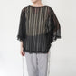 90s Sheer Lace Design Blouse