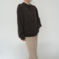 Brown Knit Top