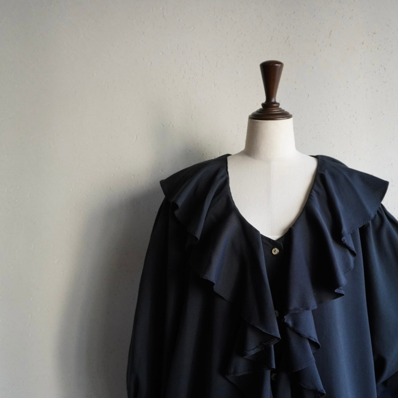 90s Ruffle Blouse Made in USA