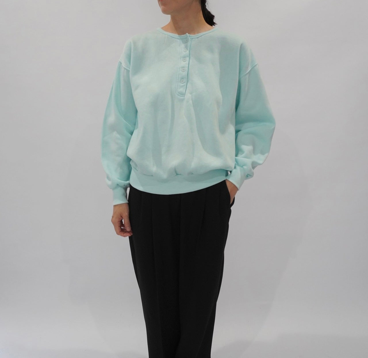 90s Light Blue Sweater