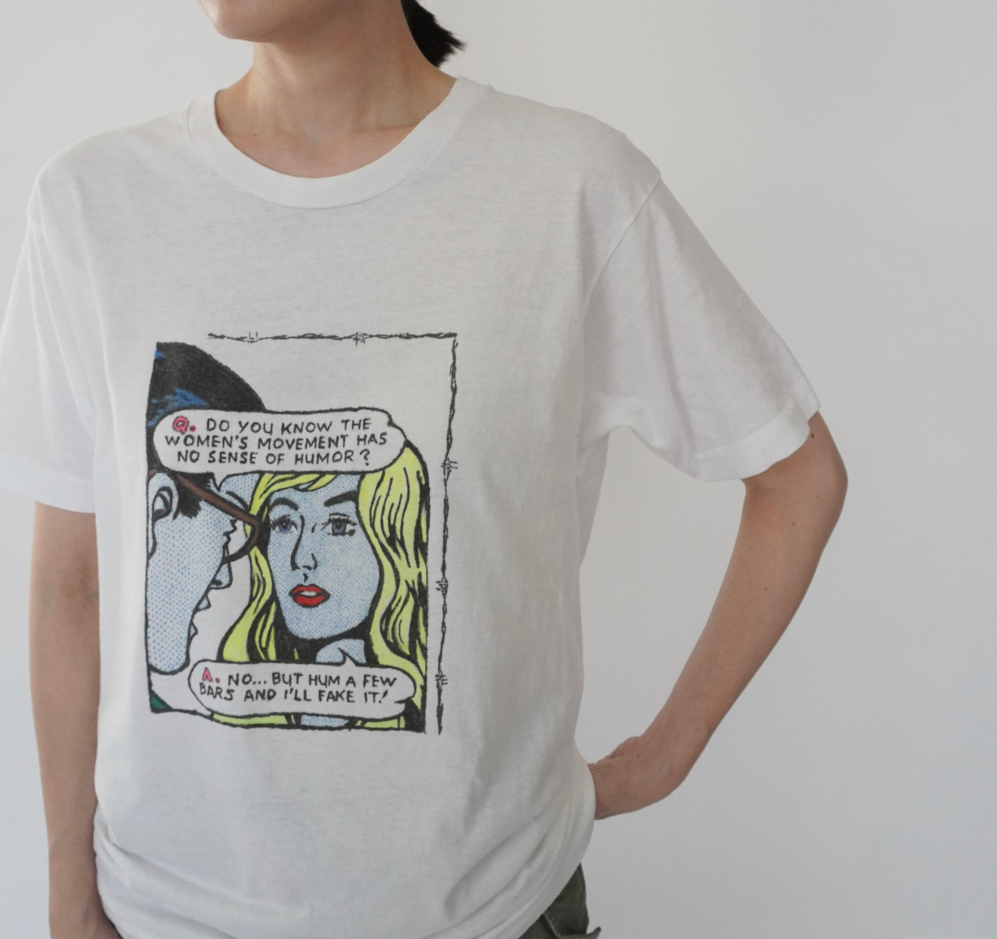 80s Printed T-shirt Made in USA