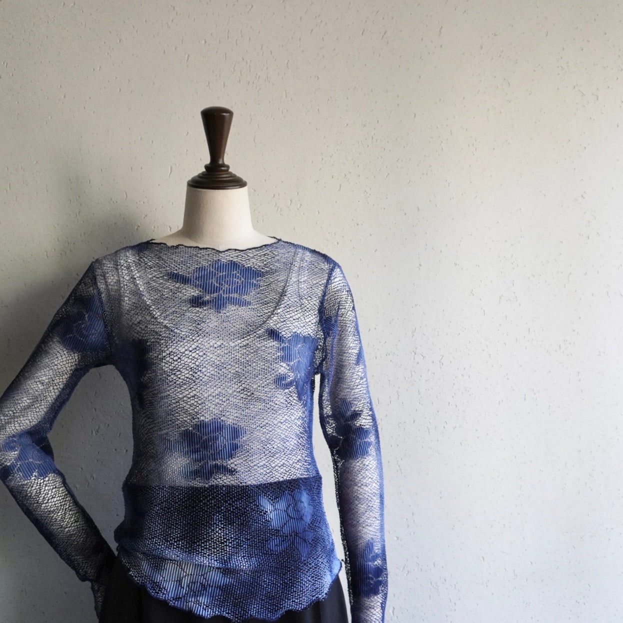 Mesh Blue Top