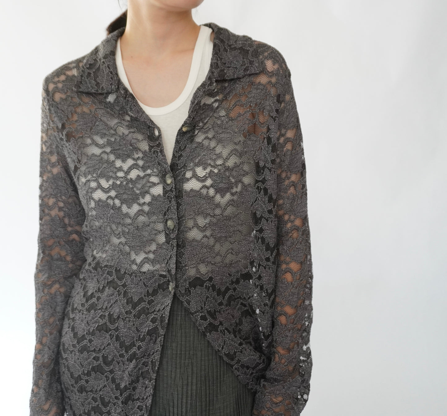 90s EURO Lace Shirt