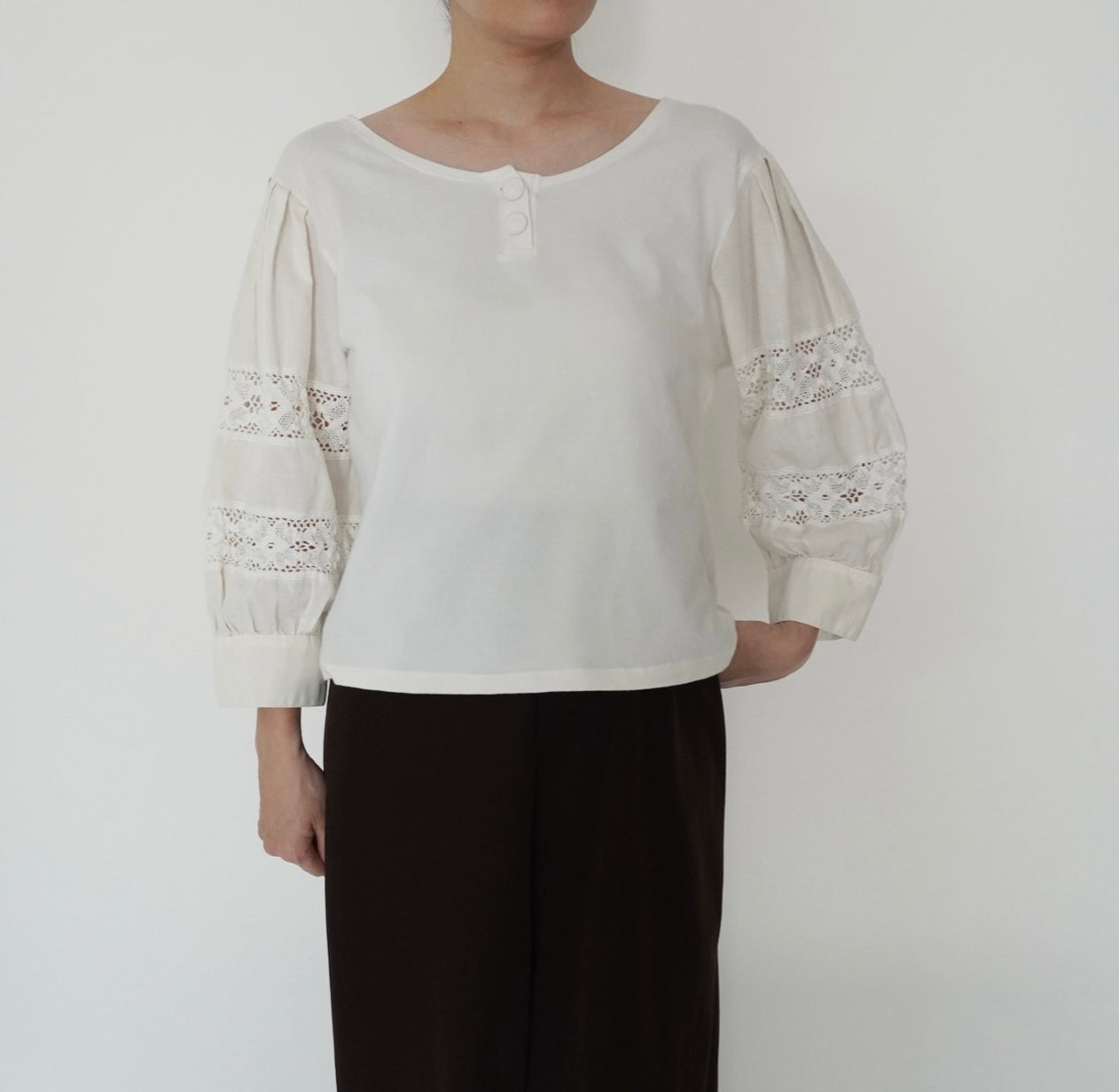 90s EURO Lace Design Top