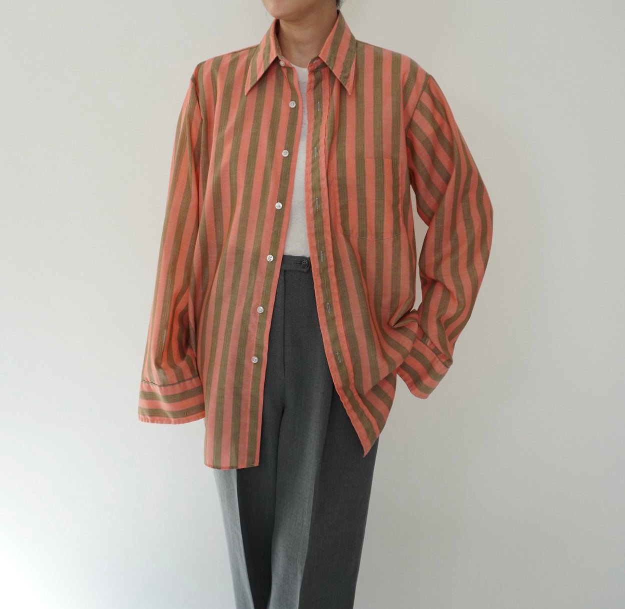 70s "Arrow" Striped Shirt