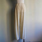 90s Light Beige Silk Pants