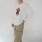 90s Printed Long T-shirt Made in USA