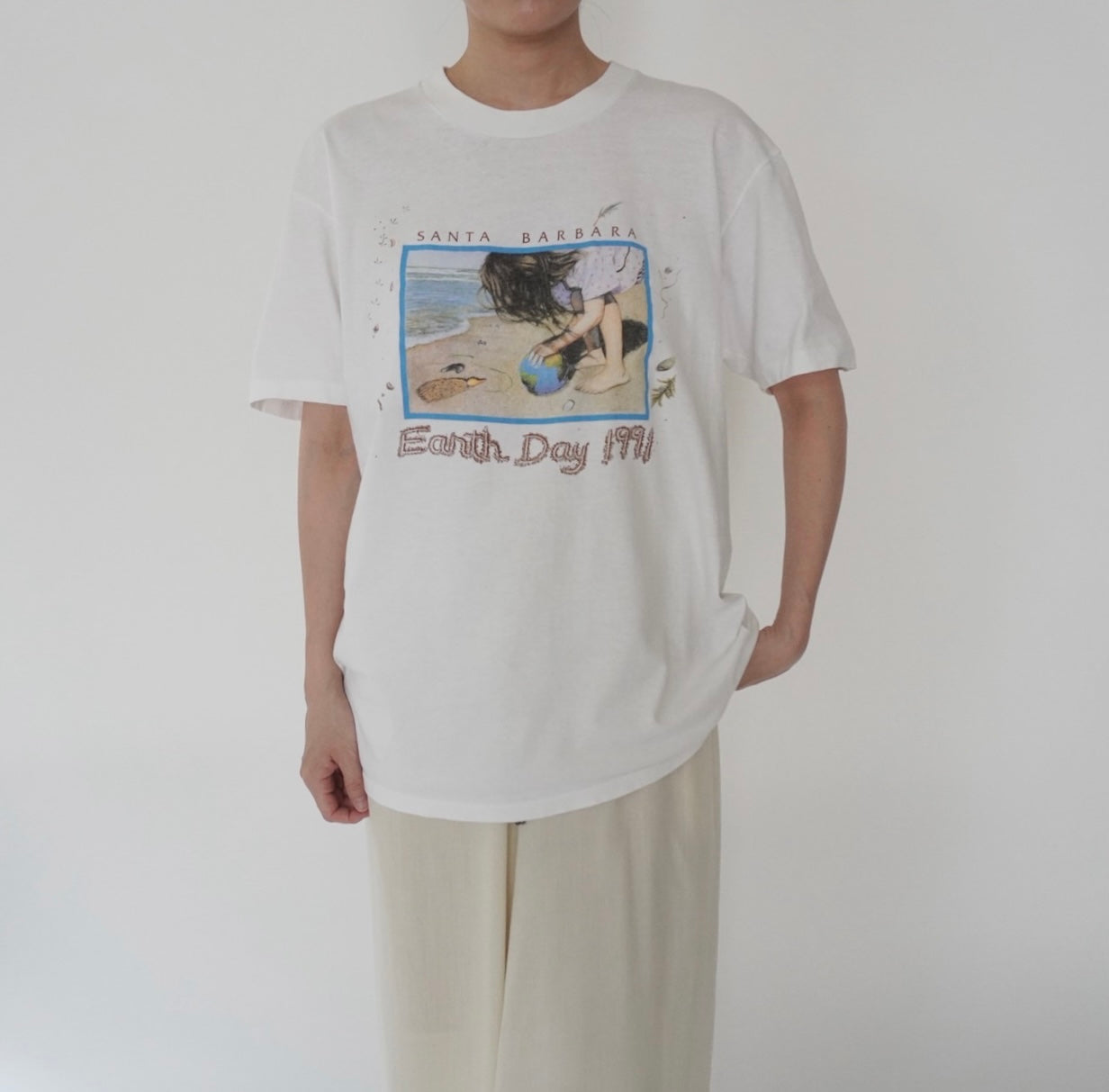 90s Printed T-shirt Made in USA