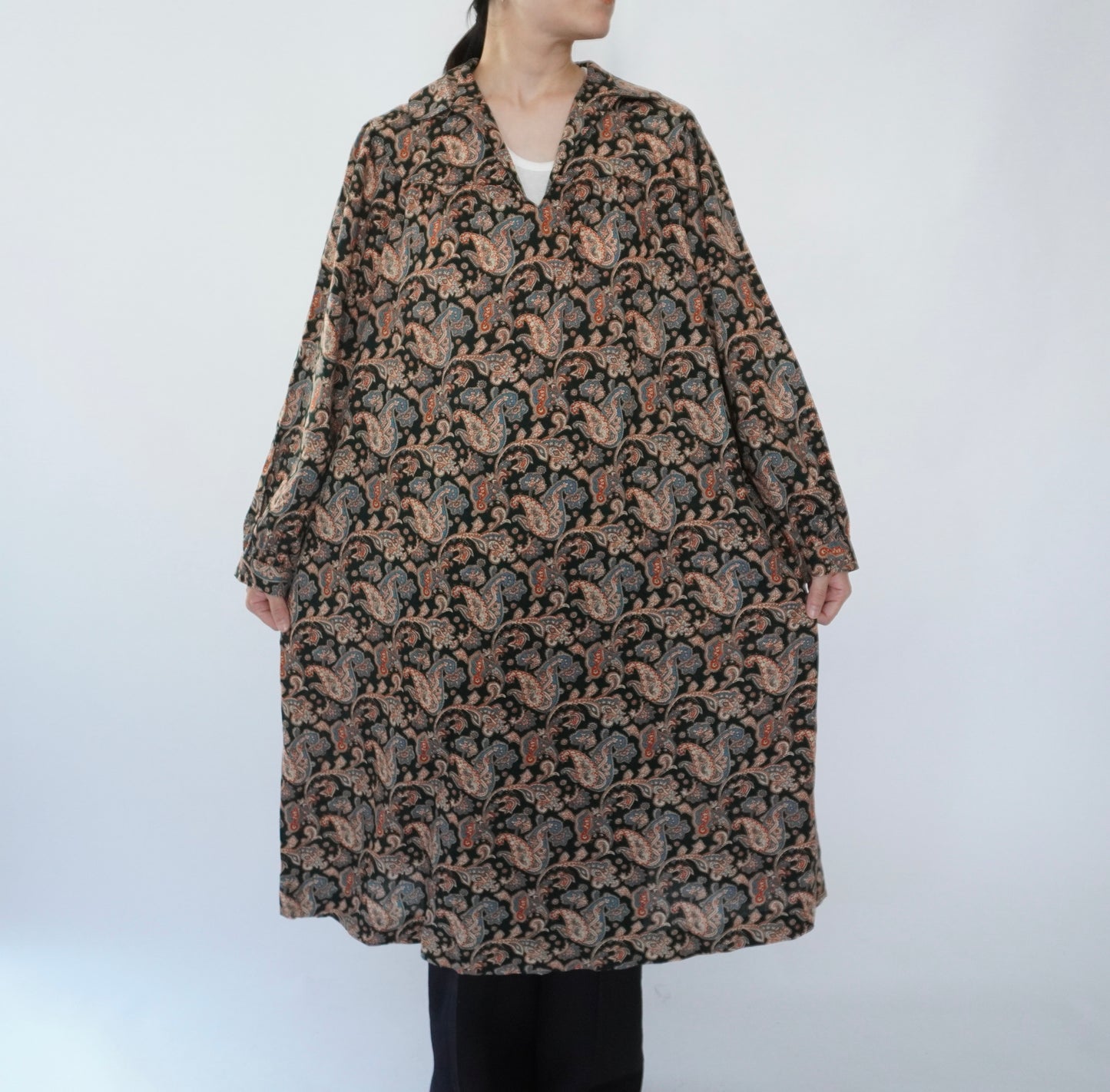 80s Printed Dress Made in Sweden