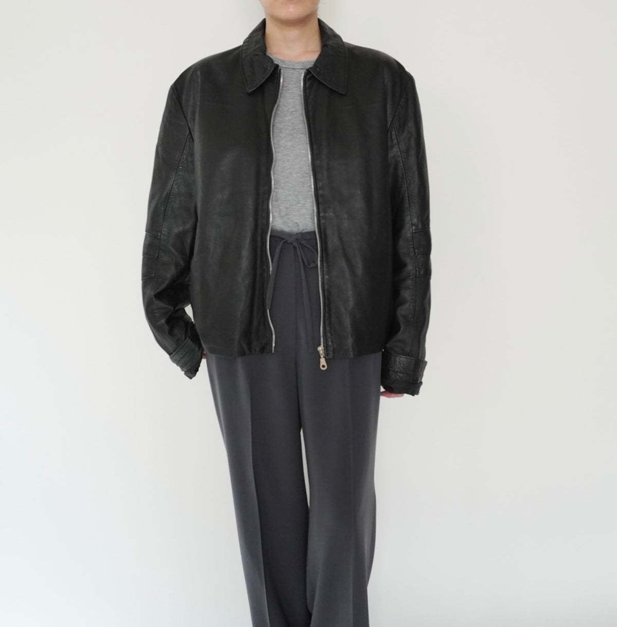 90s Leather Jacket Made in Italy