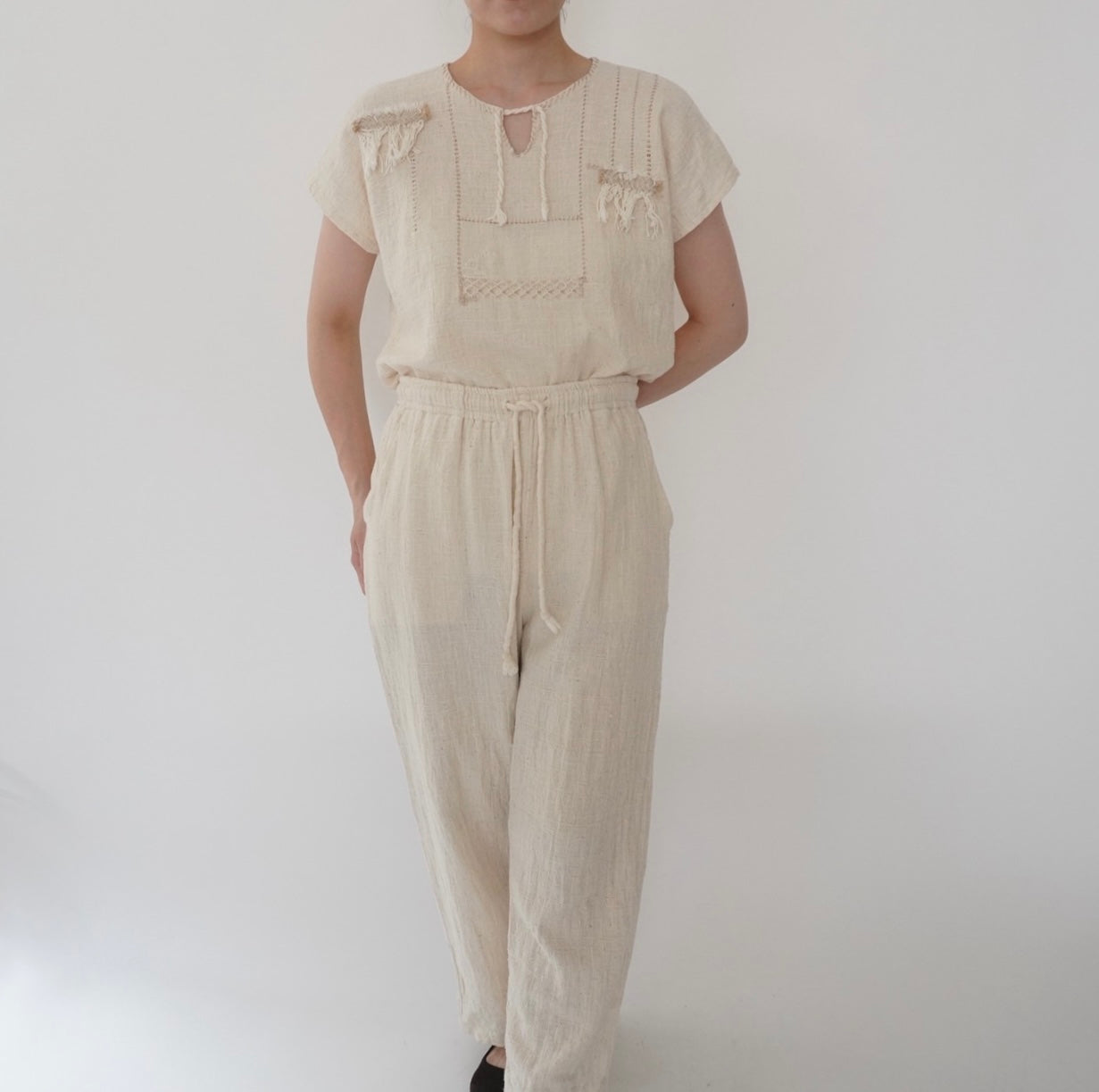 70s Fringe Design Top