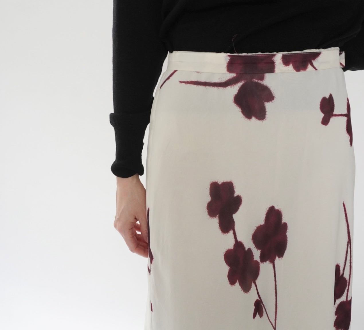 90s EURO Printed Skirt