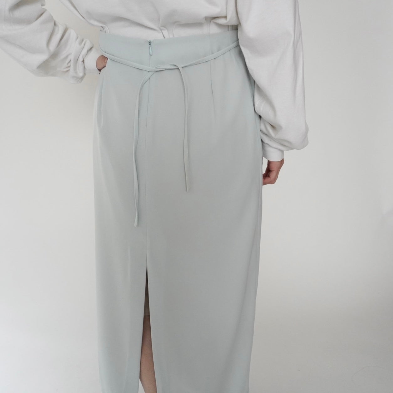 90s Light Blue Skirt