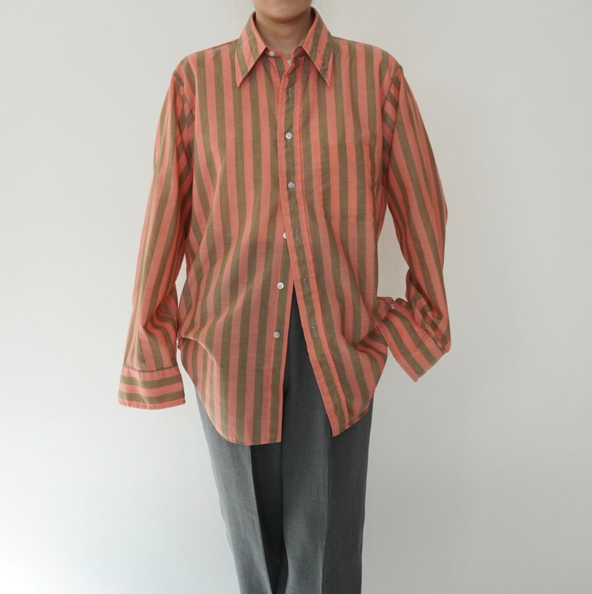 70s "Arrow" Striped Shirt