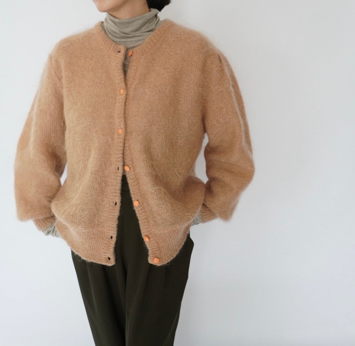 80s Mohair Knit Cardigan