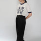 90s Printed Ringer T-shirt Made in USA
