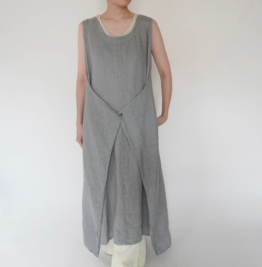 90s Linen  Maxi Dress Made in Italy