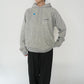 80s Hooded Sweater Made in USA Dead Stock