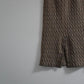 80s Pattern Knit Skirt