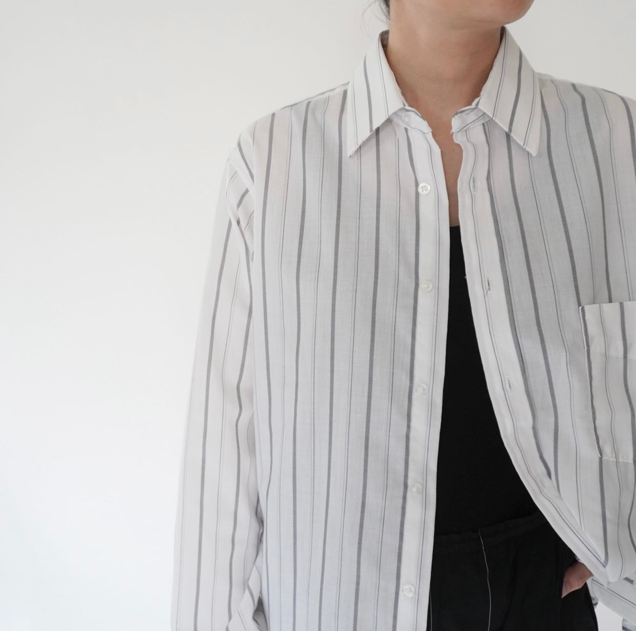 90s Striped Shirt Made in USA