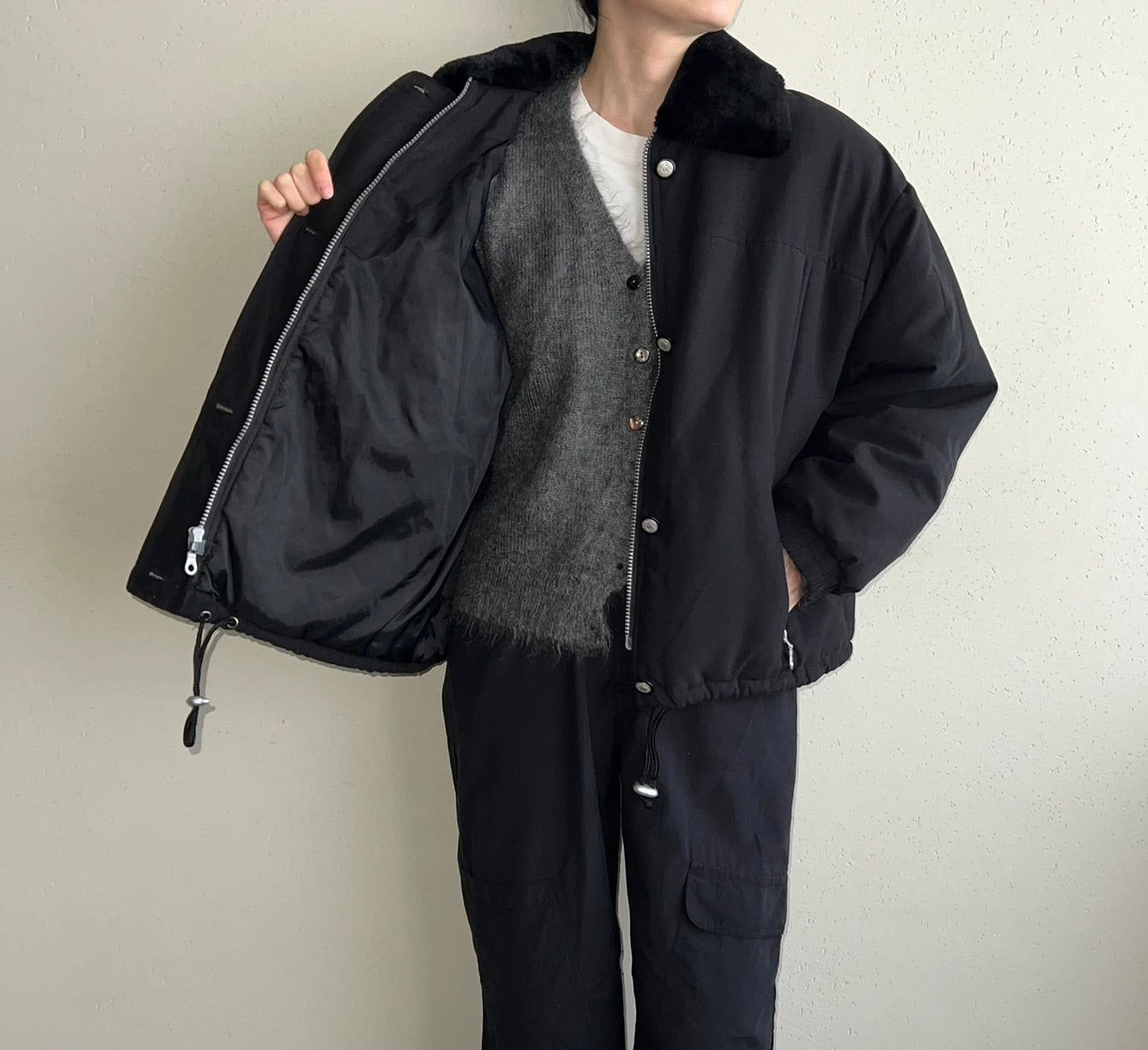 90s Black Jacket