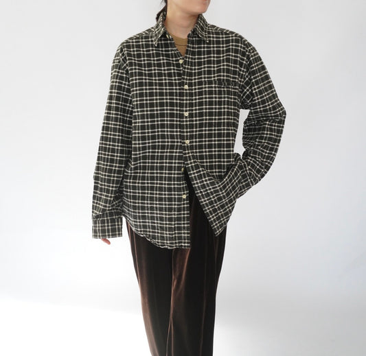 90s "GAP" Plaid Shirt
