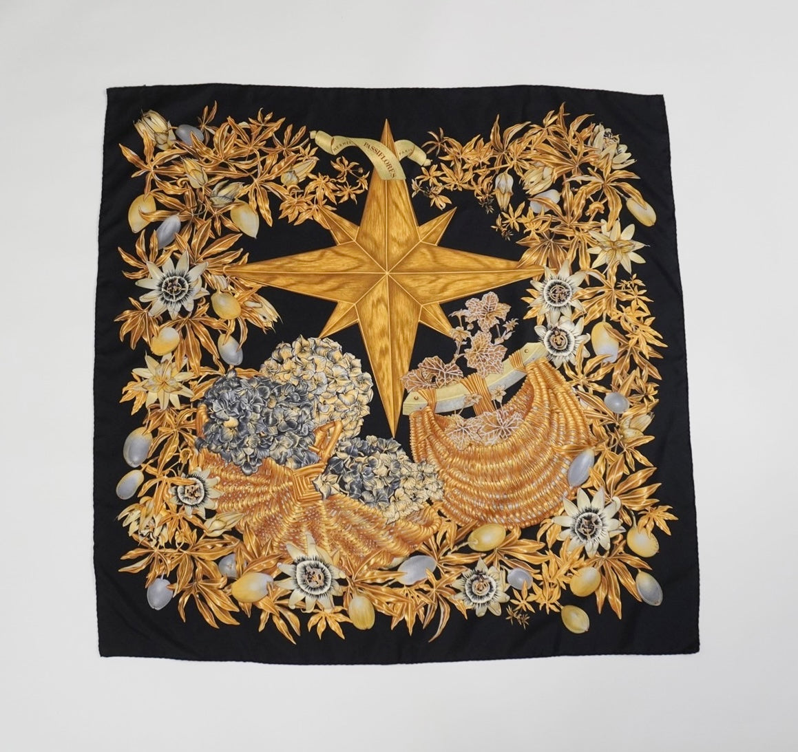 ”Hermes” Silk Scarf Made in France