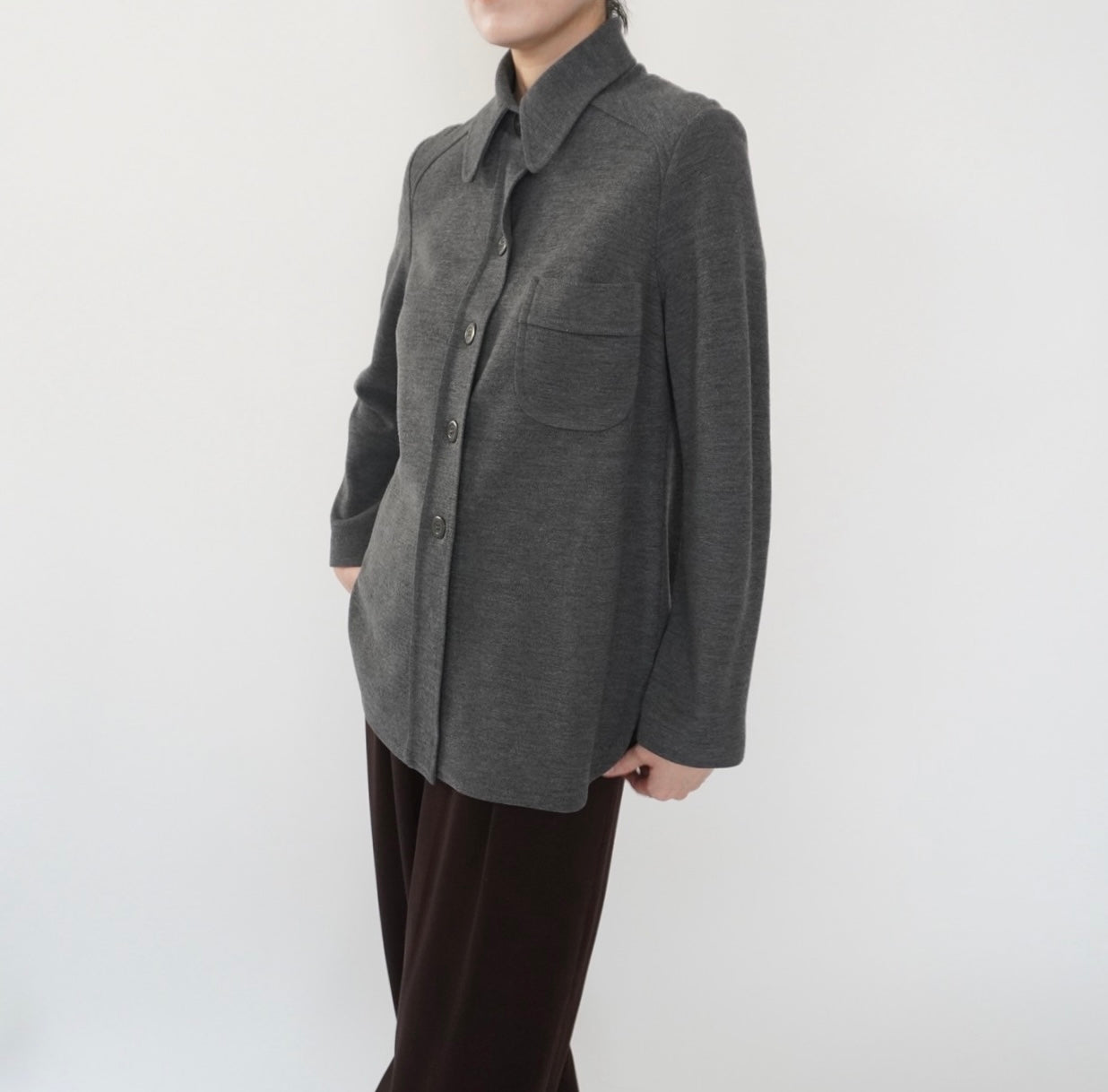 70s Gray Shirt Made in Sweden