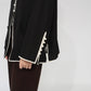 80s Design Silk Blouse,Jacket Made in USA