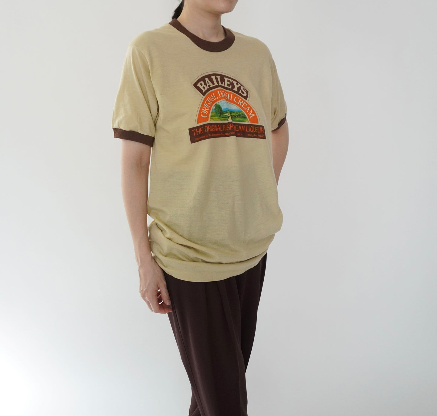 80s"BAILEYS" Printed T-shirt Made in USA