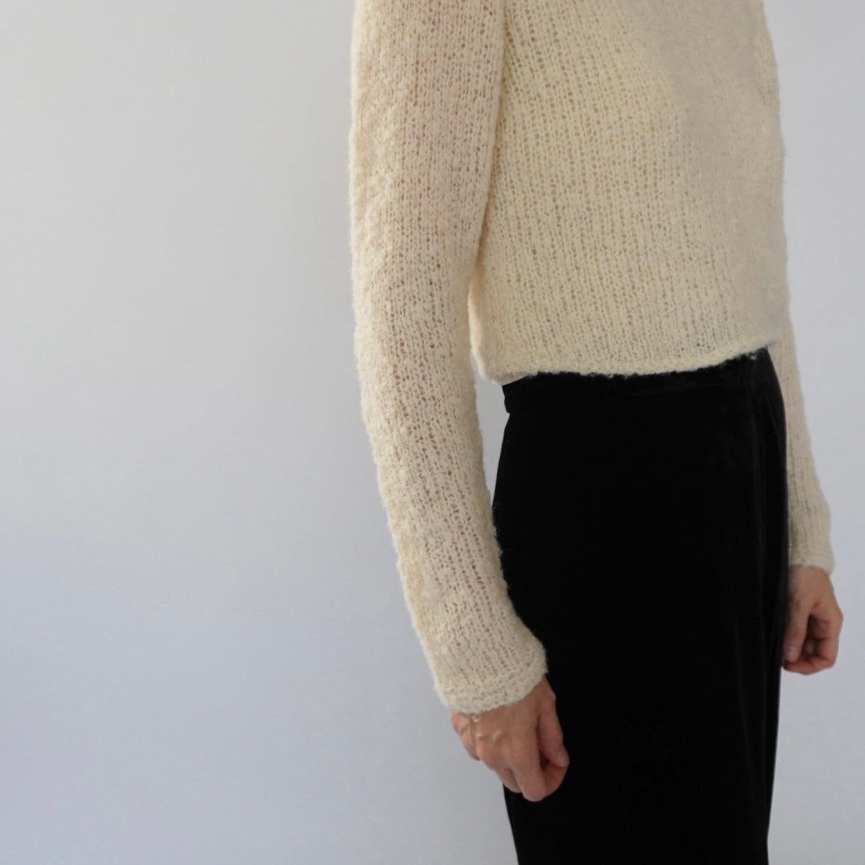 90s Cropped Light Knit