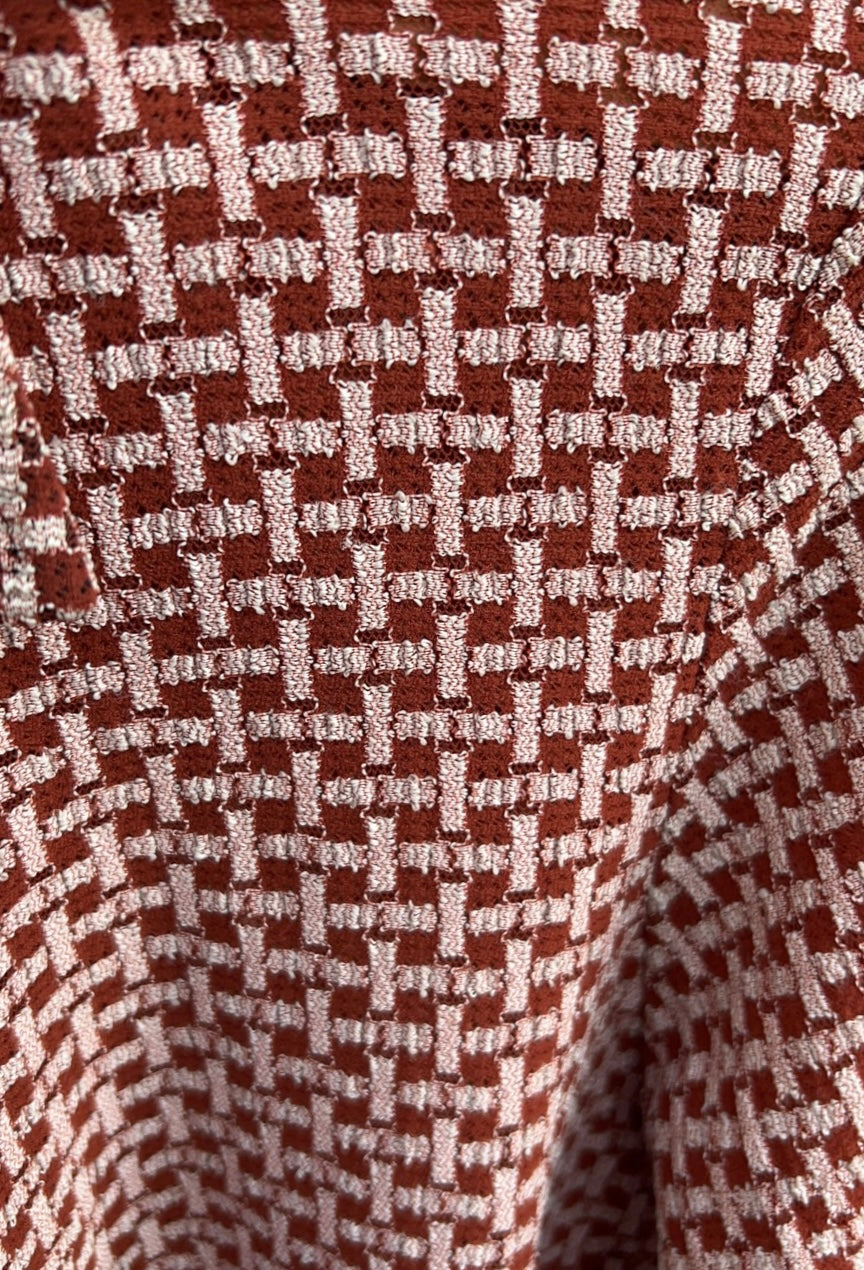 90s Pattern Shirt Made in USA