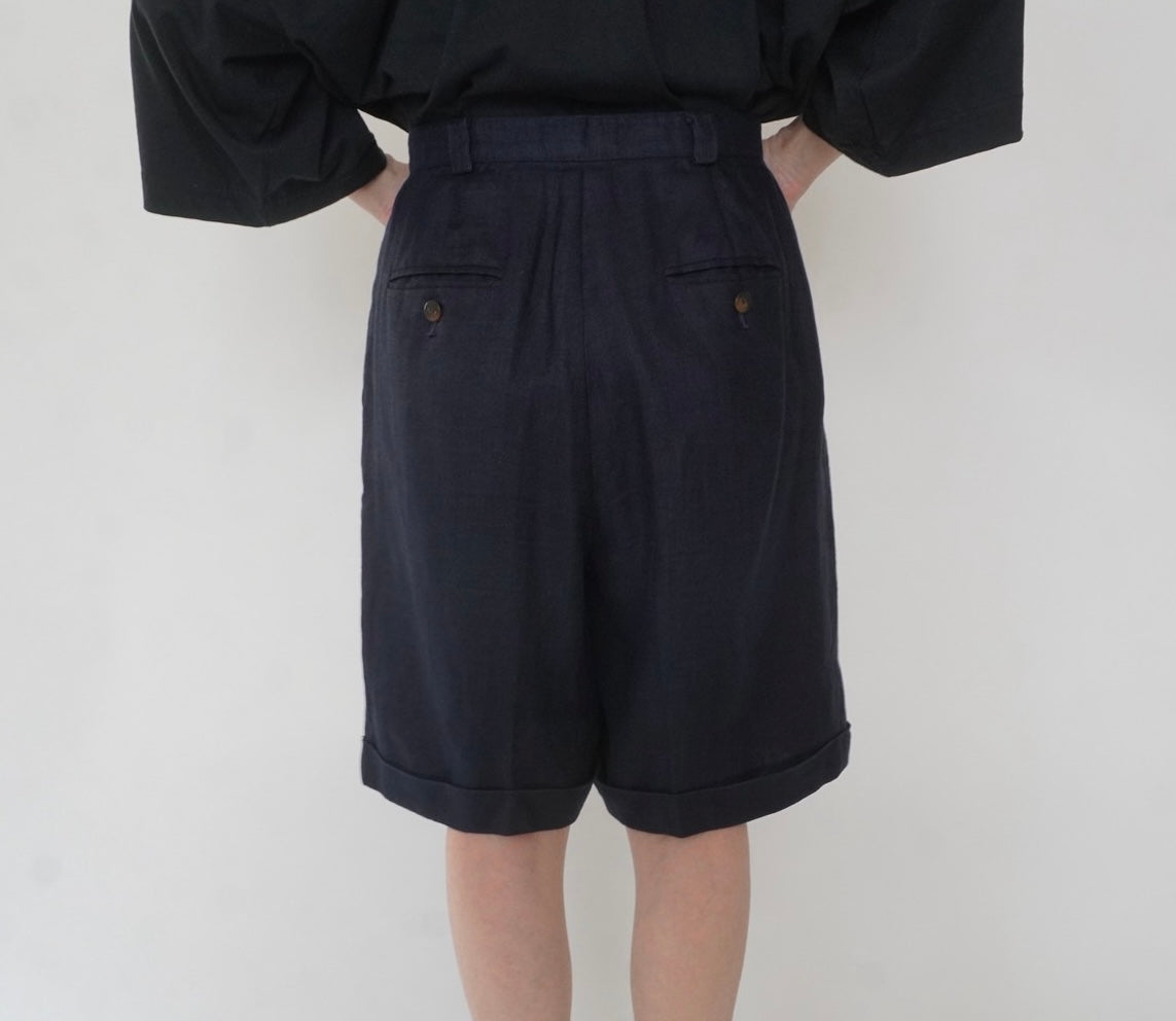90s Linen Shorts Made in USA