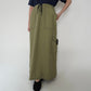 90s Khaki Design Skirt Made in USA