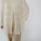 90s Pleated Design Shirt