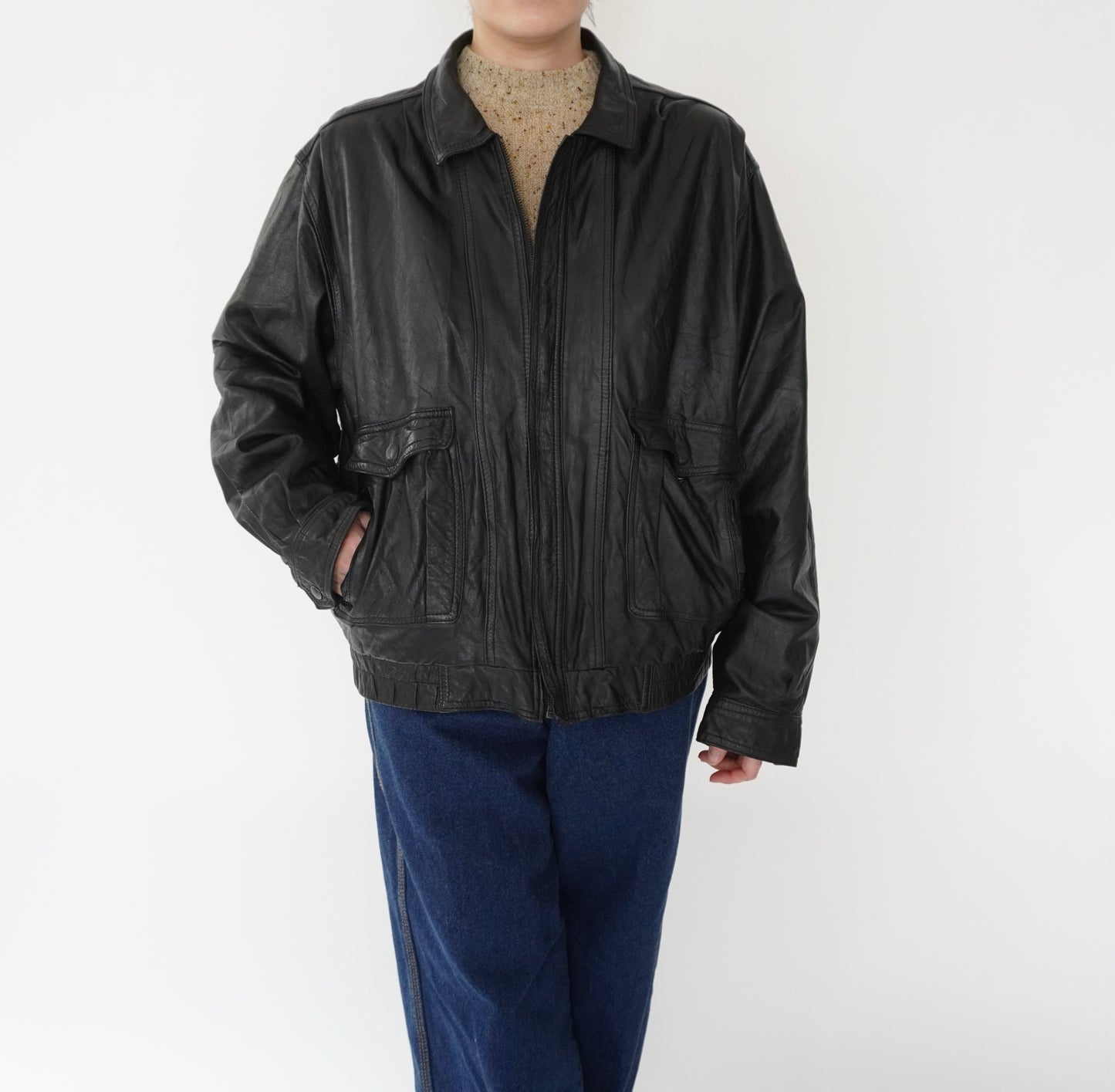 90s Leather Jacket